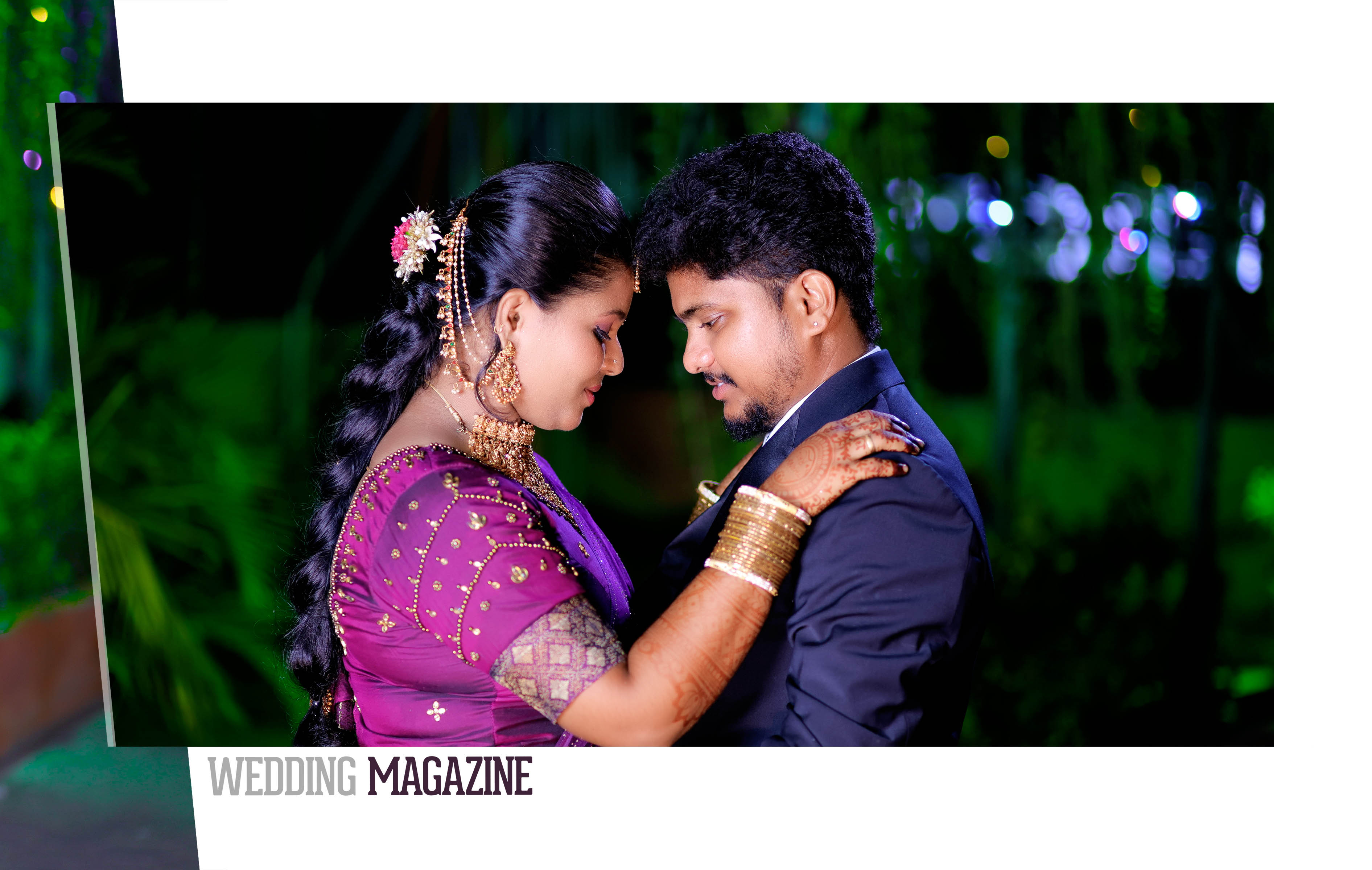 Wedding Magazine Close Up Portrait