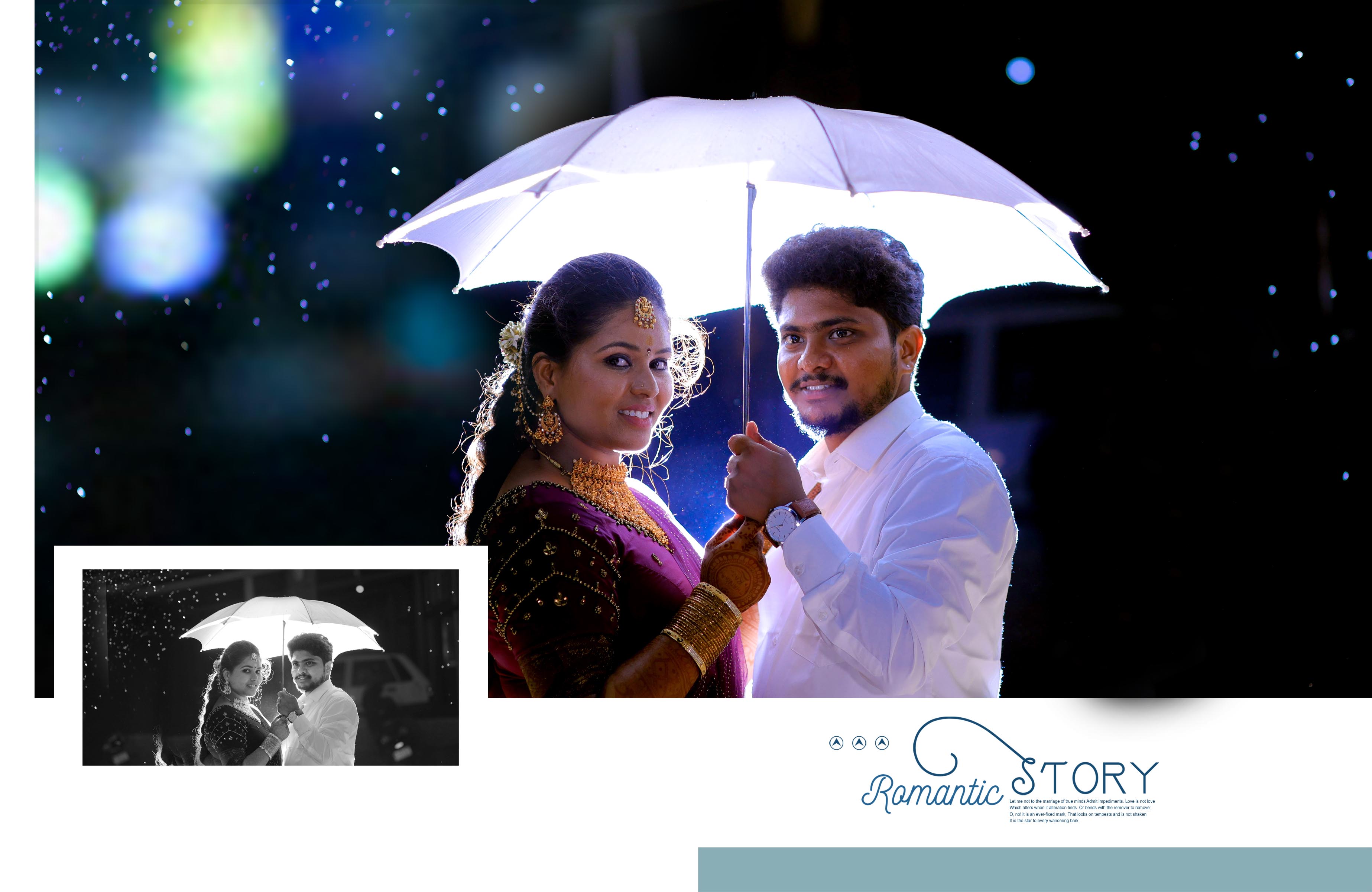 Cinematic Umbrella Shot